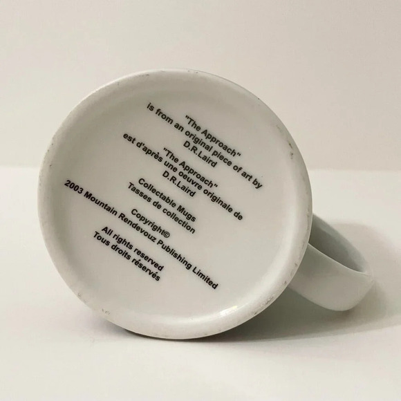 2003 The Approach D R Laird Print Collector Coffee Mug Tea Cup Golf - Picture 8 of 15